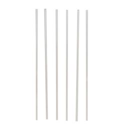 Трубочки 0,3*24 см прямые 1000 шт прозрачные пластик P.L.