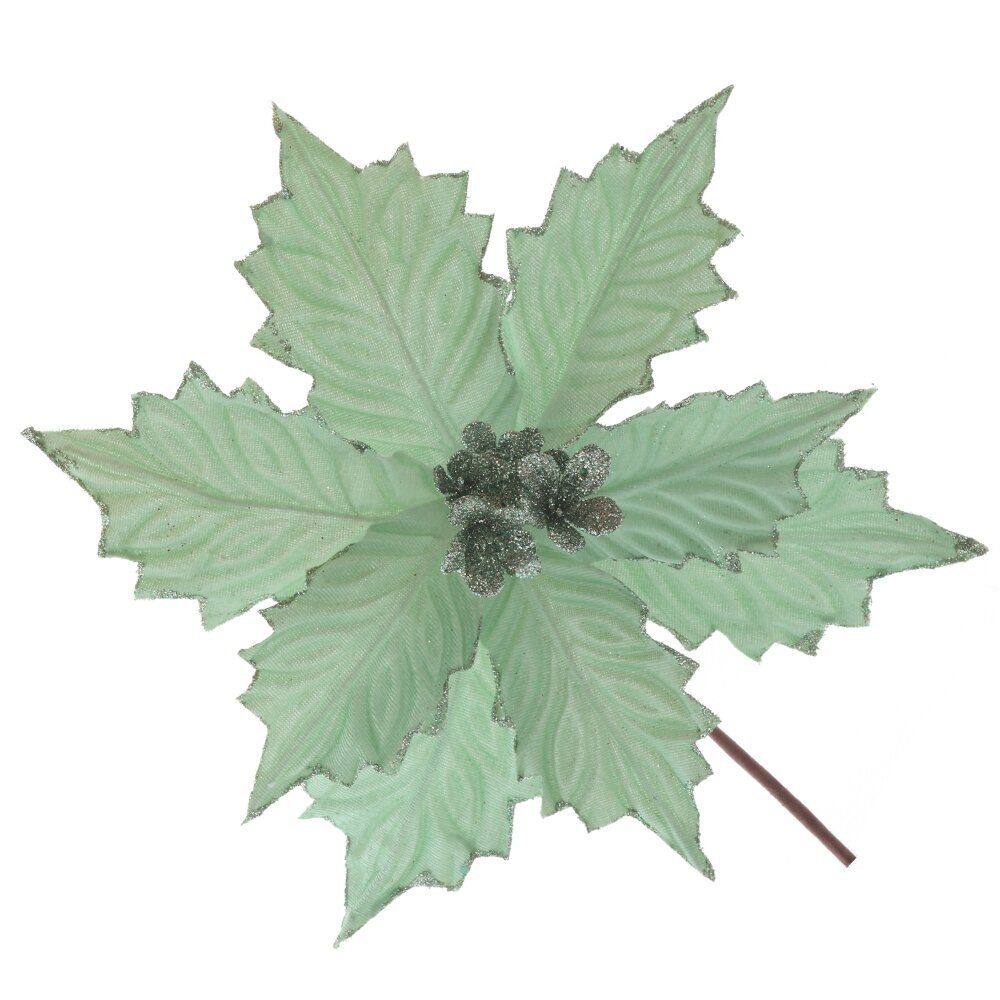 GAEM Цветок искусственный "Пуансеттия", L30 W30 H35 см, 6в.