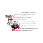 Водонагреватель газовый Federica Bugatti Inox WH120