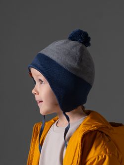 Шапка зимняя вязаная (Серый габардин) КОДИ