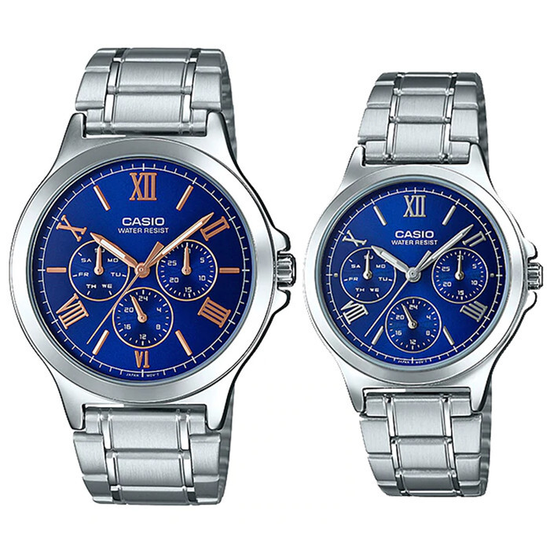 Парные часы Casio Standard: MTP-V300D-2A и LTP-V300D-2A2