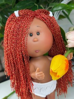 Кукла Nines виниловая 23см Little Mia Latina без одежды (3199WL8A2)