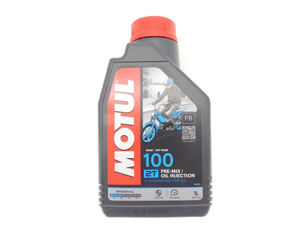 Масло 2т минер 100 Motul 1л