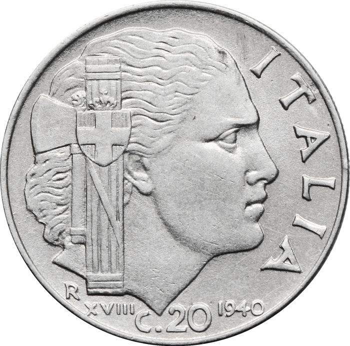 20 чентезимо 1940 Италия