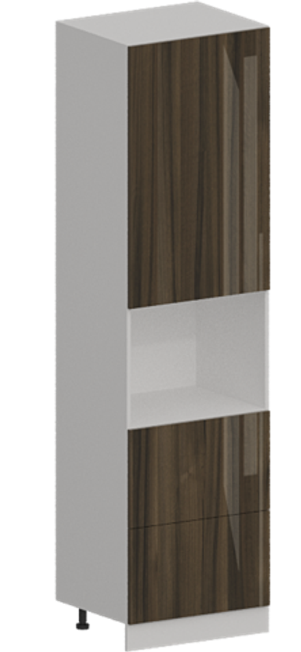 Кухня Модуль ШП2Я 600 Ликата / Орех Миланский