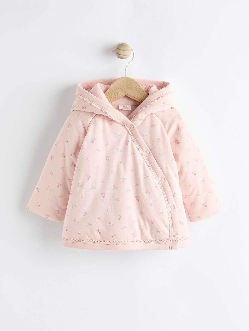 Куртка с запахом для малышей Next K82-448, Светло-розовый