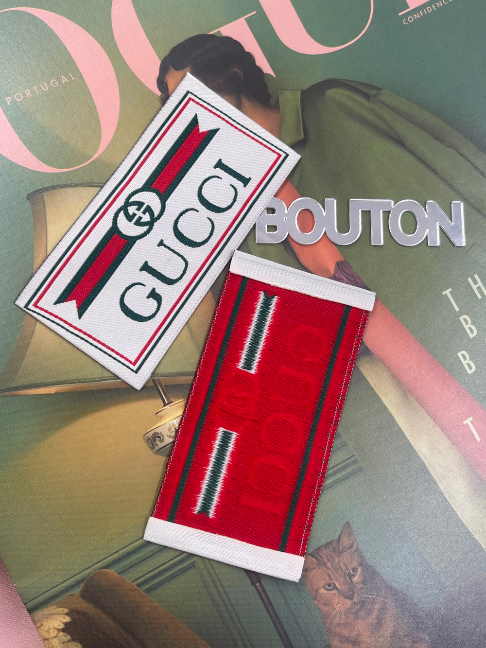 Бирка Гучч. разноцветная 80х41 мм