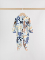 Комбинезон / Cлип для малышей Next F35-918, 4 шт., Молочный, Синий