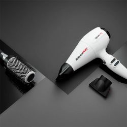 Профессиональный фен BaByliss PRO Caruso-HQ Ionic BAB6970WIE White