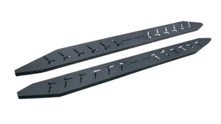 Боковые пороги в разных стилях для Tesla Cybertruck 2023+ Тесла Кибертрак стальные подножки обвес