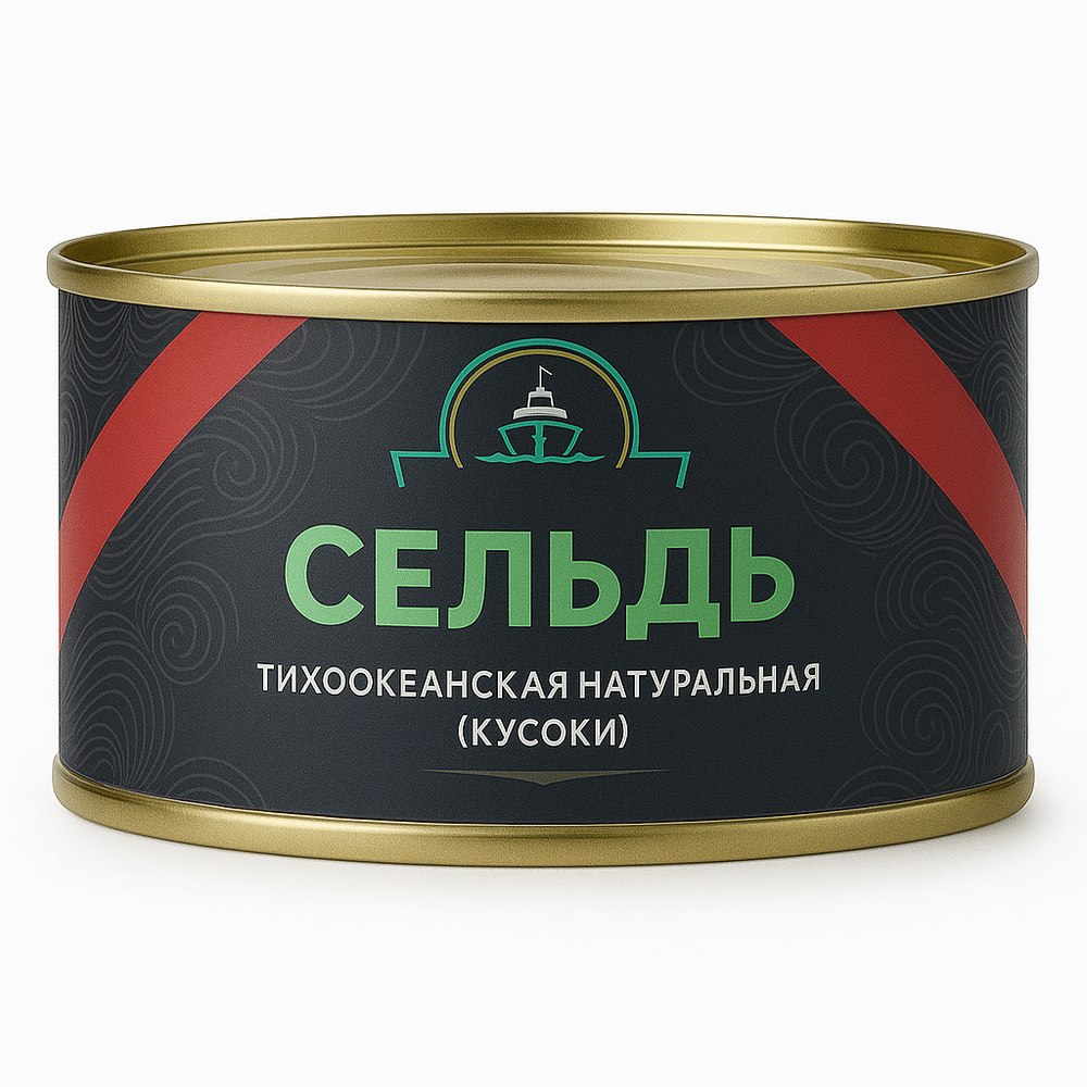 Сельдь тихоокеанская натуральная куски Istor 240 гр