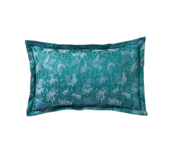 Постельное белье 2 спальное евро Blanc des Vosges Lupins Emeraude