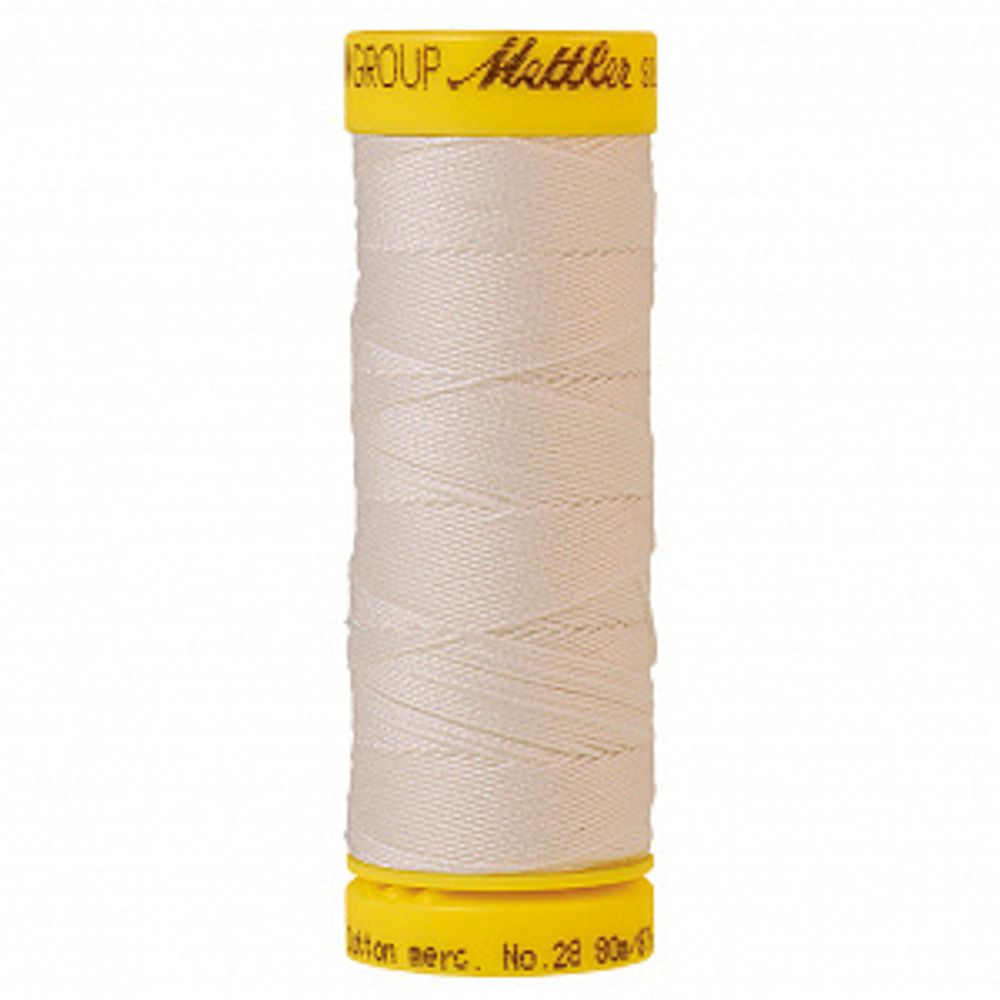 Нить швейная отделочная Silk-Finish Cotton (намотка 80 м) (Mettler, 100%хлопок, 3000)