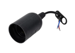 Патрон OXION Е27 на подвесе с клеммой PHCT-001BK-E27
