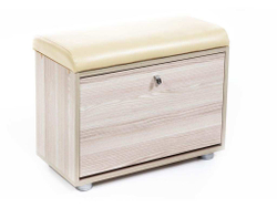 Обувница МС-1 ясень светлый/крем