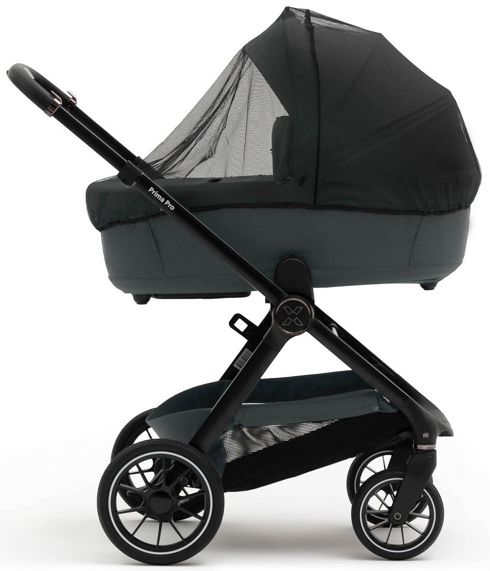 Коляска Agex Prima Pro 3 в 1 с автокреслом i-Safe S Black APP633 Grey (Серый)