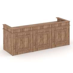 Kodex Стол для судей KD.SSD-24 Дуб Табак 2400*800*900