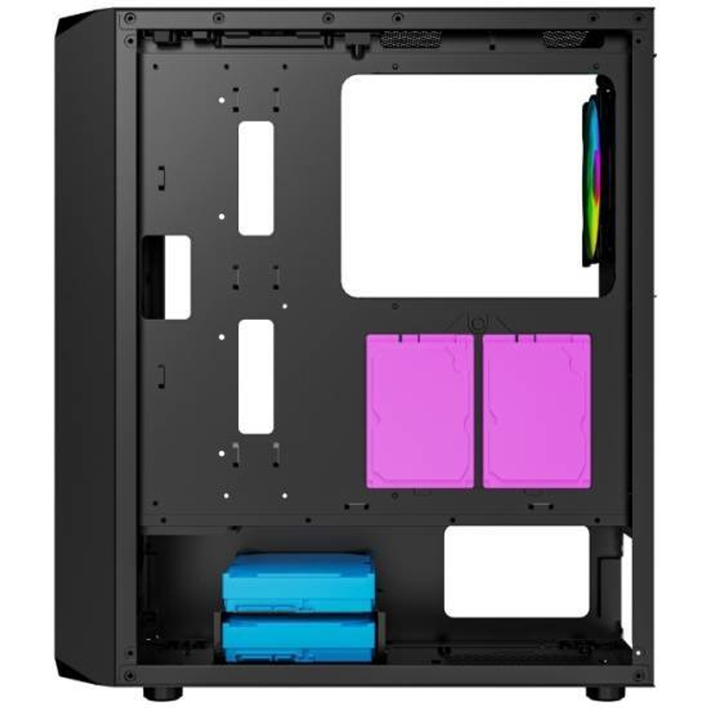 Компьютерный корпус Powercase MISTRAL C4B TG Black