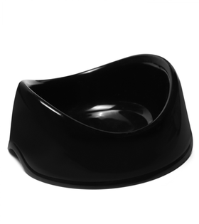 Миска пластиковая "Инь Ян", черная, 0,25л, Gamma