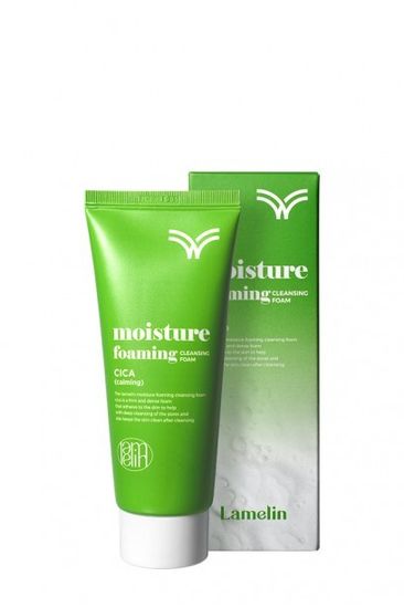 Lamelin Пенка для умывания с центеллой - Moisture Foaming Cleansing Foam Cica 100 мл
