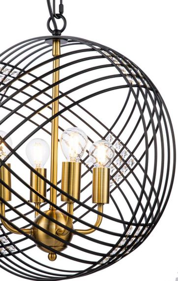 Подвесной светильник Indigo Fresco 10001/4P Black V000102