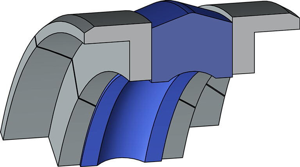 A111 040-032 Поршневое уплотнение 40-32-10