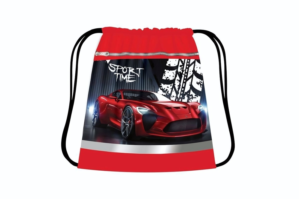 Сумка для сменной обуви MAX, ткань, с кар., дизайн и светоотраж. полоса 490/410 (30) "NIGHT DRIVE" (