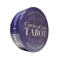 Circlle of Life Tarot (78 Tarot Cards in Round Shape) / Таро Круг Жизни (новое издание в футляре)