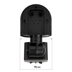 Датчик движения ЭРА MD 04 настенный инфракрасный 1200 Вт угол 180 градусов IP44, черный