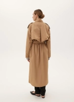 Плащ, бежевый