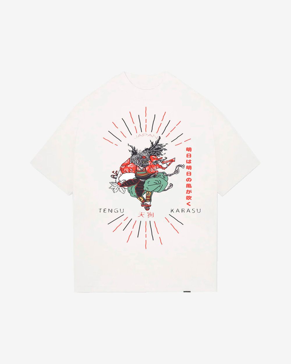Футболка by Matsumura Tengu Karasu Белая