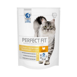 Perfect Fit корм для кошек с чувствительным пищеварением с индейкой (Sensitive)