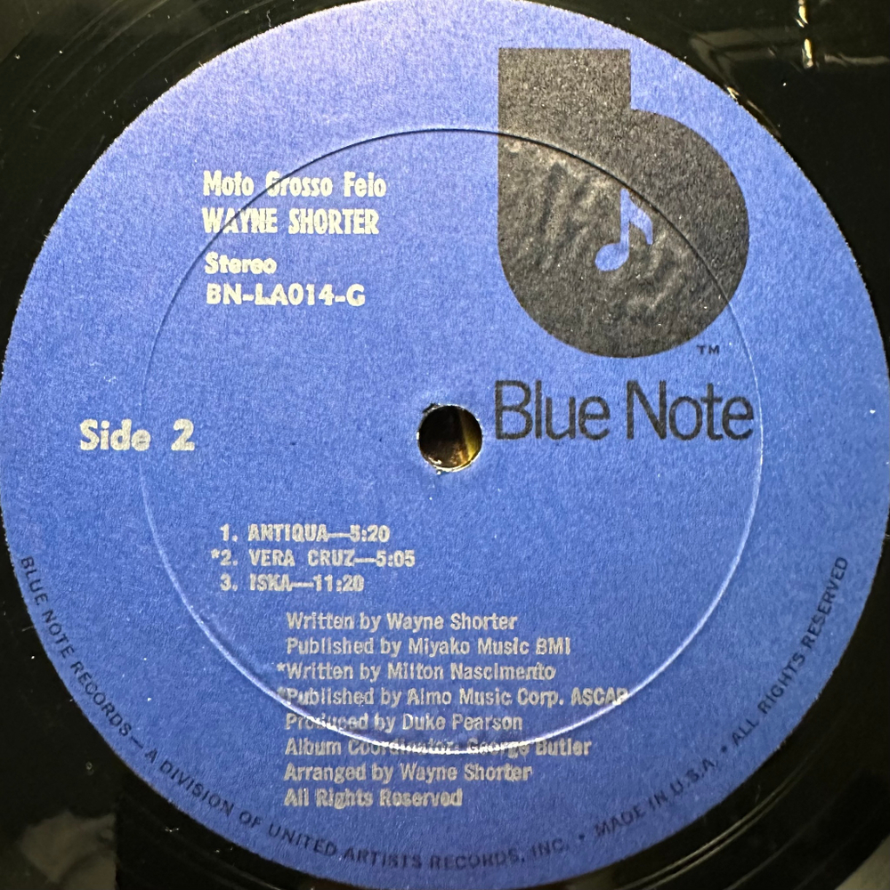 Wayne Shorter ‎– Moto Grosso Feio