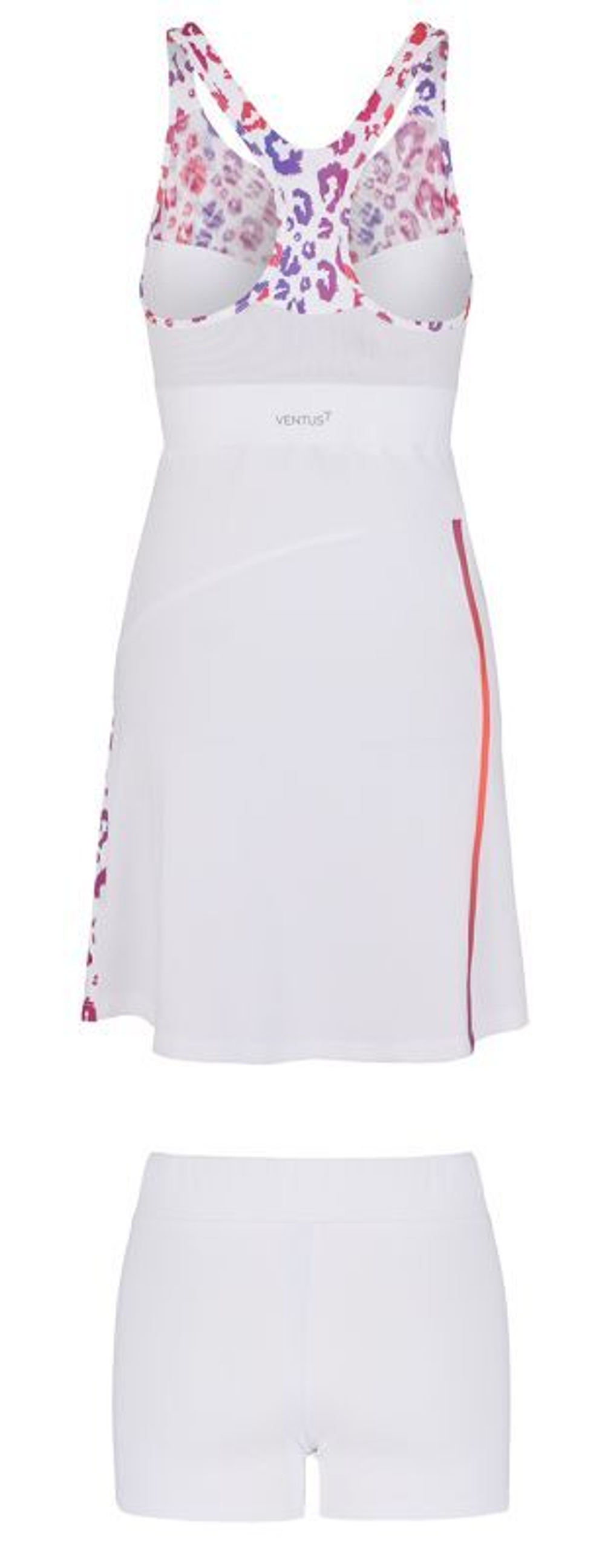 Теннисное платье EA7 Woman Jersey Dress - white