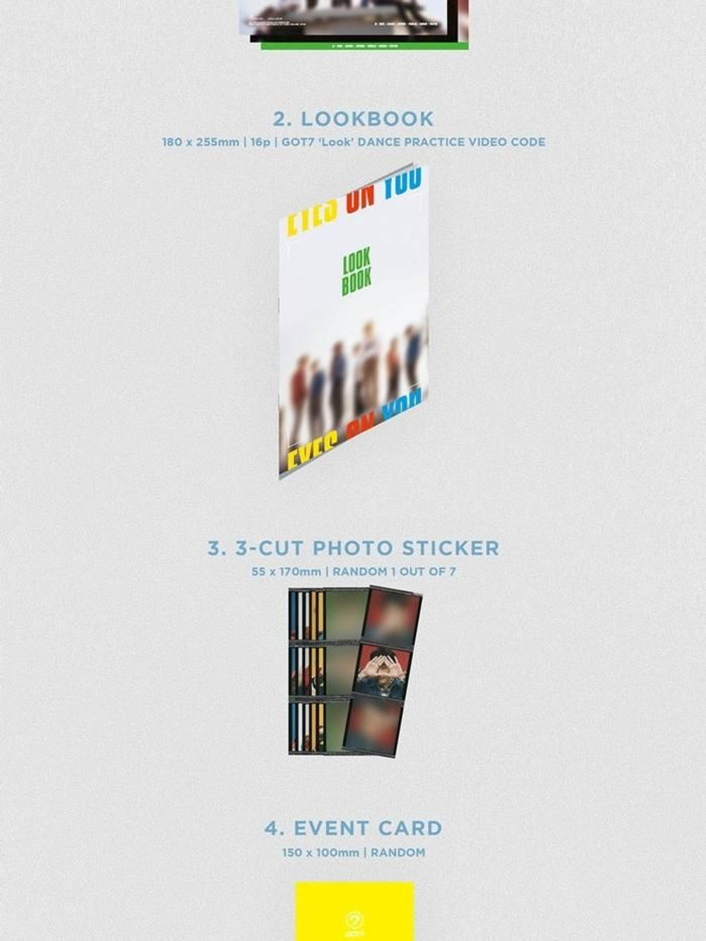 Альбом GOT7 - Eyes On You Mini Album 3 Version SET