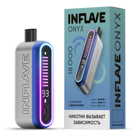 Inflave Onyx Свежая мята 18000 затяжек 20мг (2%)