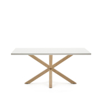 Стол Arya 160х100 натуральный, белый