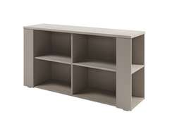 Тумба приставная к столу-тандему 1432х380х750 D-68 Акация Морава/Кашемир серый