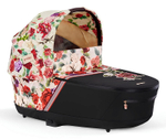 Коляска для новорожденных Cybex Priam IV Chrome Brown Spring Blossom Light