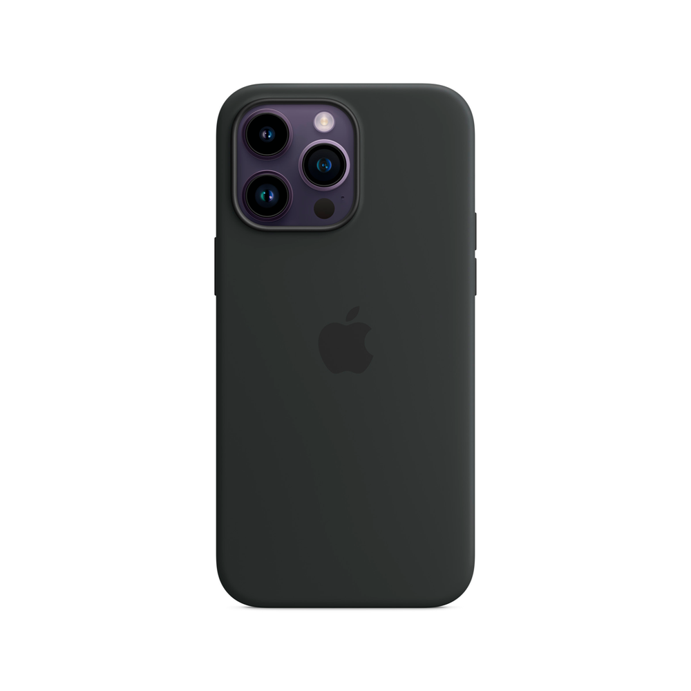 Силиконовый чехол с поддержкой MagSafe Apple Silicone Case для iPhone 14 Pro Max, Midnight (Темная ночь)