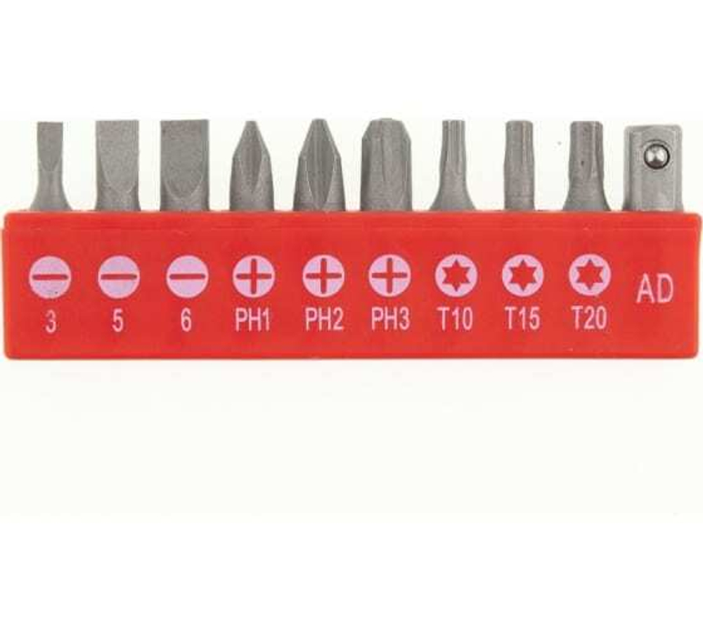 ОТВЕРТКА MATRIX С НАБОРОМ БИТ 11ШТ CRV 3-Х КОМП/РУК 11453