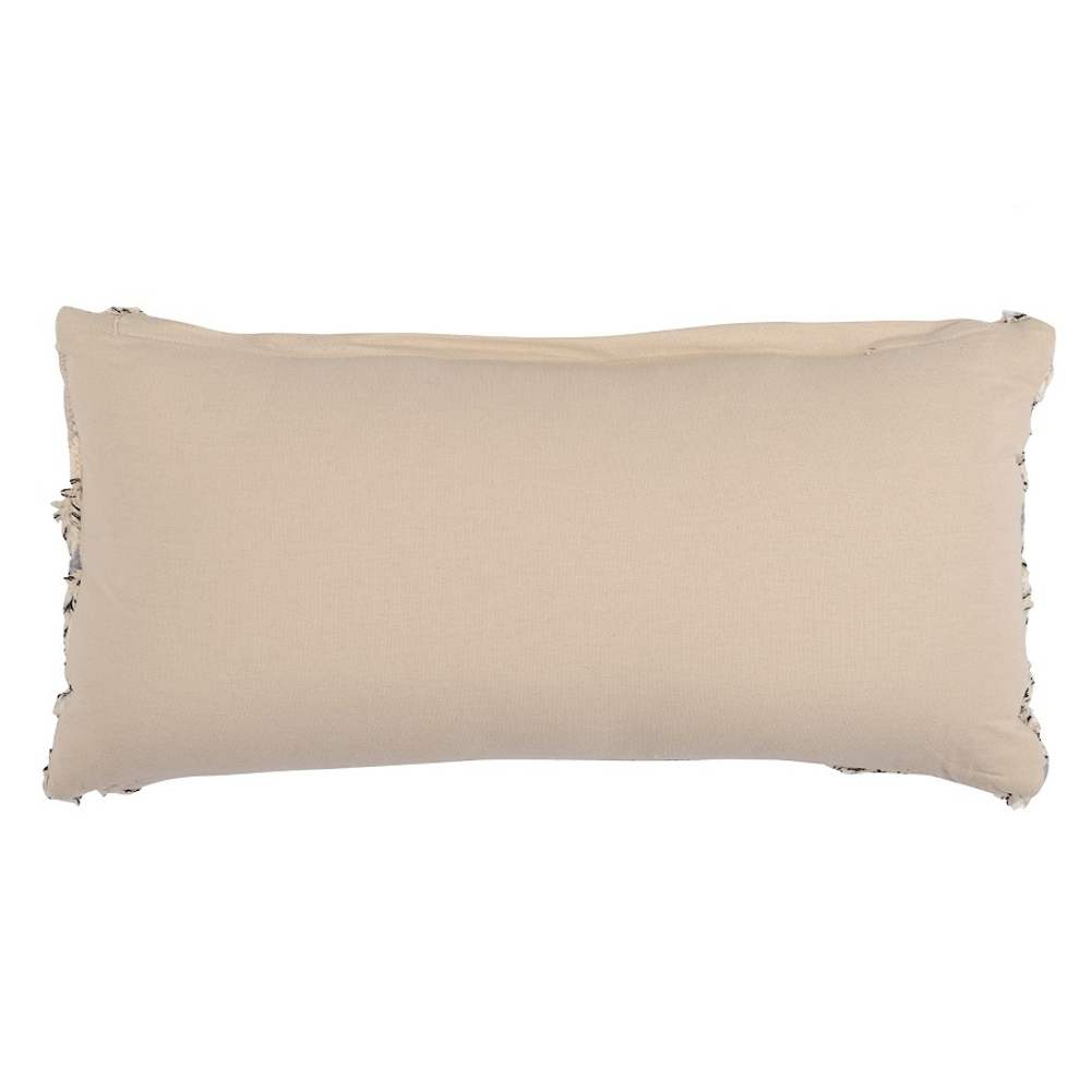 Подушка декоративная 30х60 Tkano Ethnic с кантом и бахромой