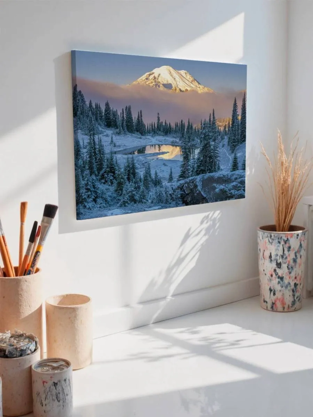 Картина на стену 40 X 50 Снежные горы
