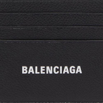 Balenciaga Grain Calfskin Card Holder Men"s Black