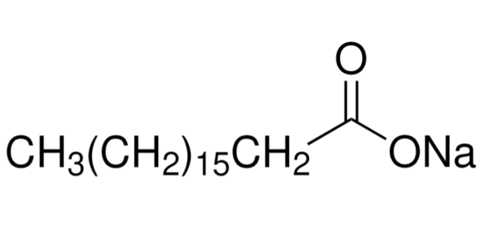 Натрий стеариновокислый - формула