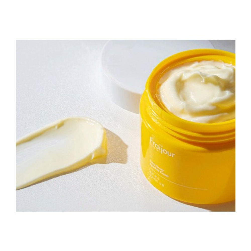Крем для сияния кожи с юдзу и прополисом - Fraijour Yuzu Honey Enriched Cream, 50 мл
