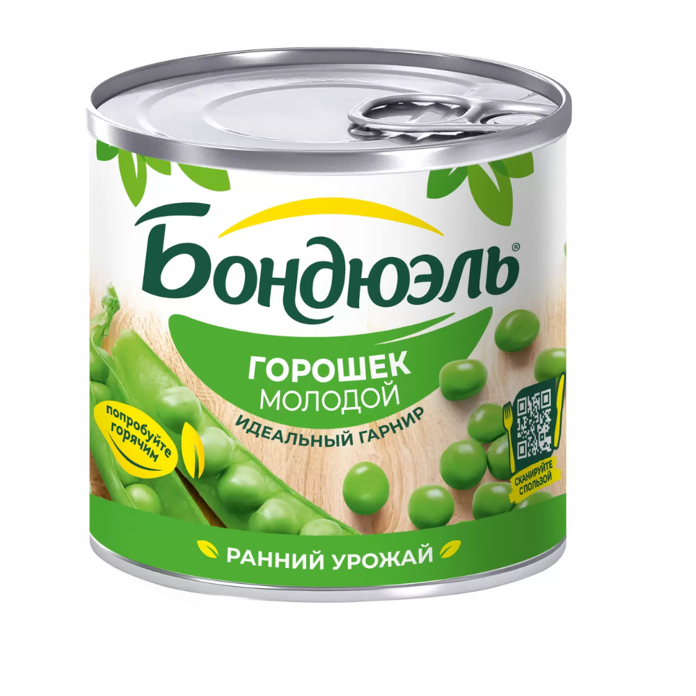 Горошек молодой Bonduelle 400 гр