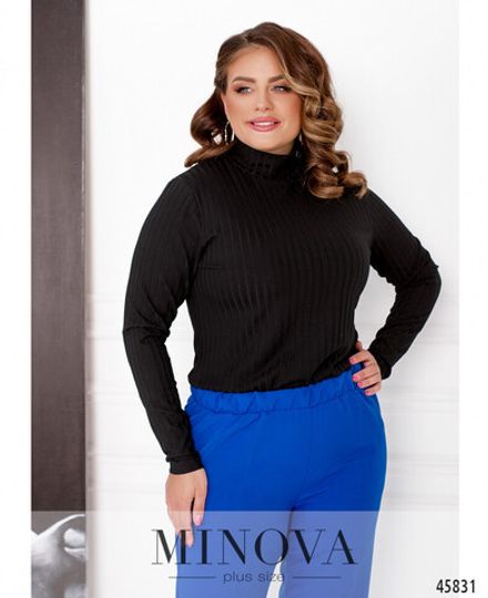 Водолазка 2310-черный Minova Фото 2