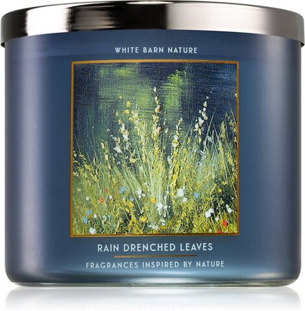 Bath & Body Works Rain Drenched Leaves - ароматическая свеча /   411  g  / GTIN 667557100937