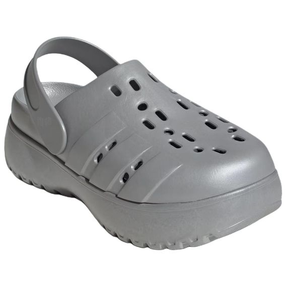 Adidas Adilette Platform 'Silver'